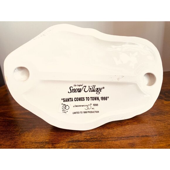 Department 56 Santa Comes To Town 1998 Original Snow Village Kids Snowman - Picture 6 of 7